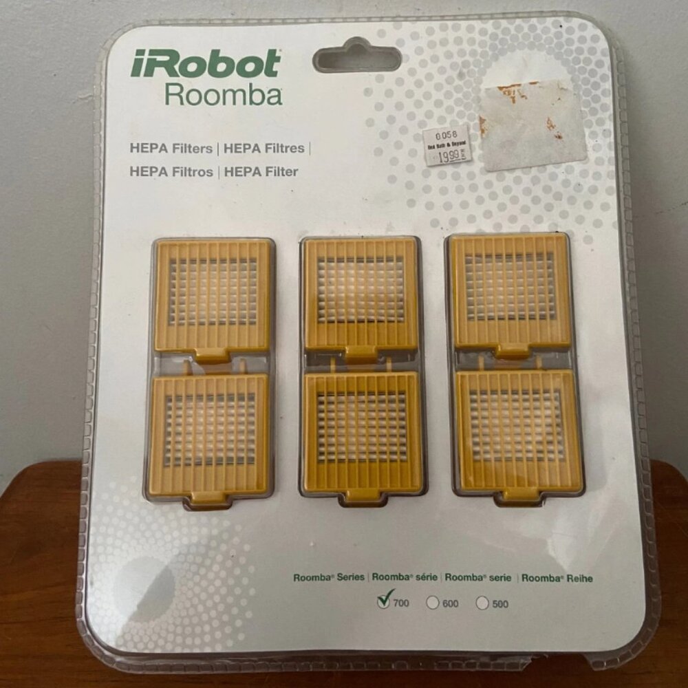 iRobot Authentic OEM Genuine Parts Roomba 700 Series 6-Pack HEPA Filters Kit